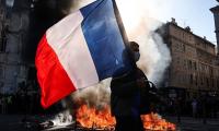 France protest fire singes Europe