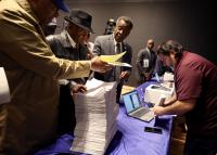 Chicago mayoral race kicks off with the traditional hauling of the signatures