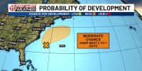 Monitoring a disturbance near the East Coast