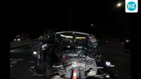 California man crashes into police car after falling asleep in his self-driving Tesla