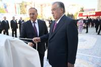 President Emomali Rahmon Inaugurates New Education Department Building in Rudaki District