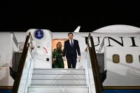 U.S. Secretary of State arrives in Samarkand