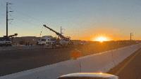 Nevada State Police close northbound U.S. 395 at Lemmon Drive after truck crash