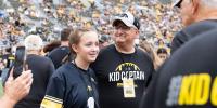 Iowa Kid Captain from Jesup turns 14 years old on gameday
