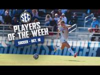 SEC Soccer Player of the Week Highlights | Oct. 19