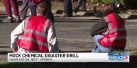 University of Charleston students participate in mock chemical disaster drill