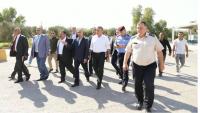 Interior Minister Visits Bani Kinanah, Al-Wasatiyah, and Northern Jordan Valley Districts and the Wadi Al-Yarmouk Crossing