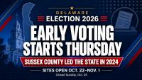 Your guide to Delaware’s early voting, plus how the counties compared in 2024