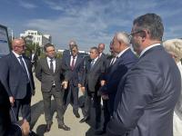 Speaker of House of Representatives of Belarusian Parliament inspects construction of agro-town in Azerbaijan's Agdam