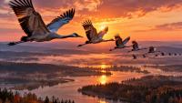Bird Migration: Navigating Genetic Coordinates and Evolved Flyways