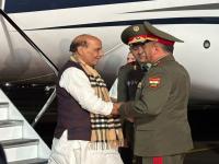 Rajnath Singh arrives in Tajikistan for SCO Council of Heads of Government meeting
