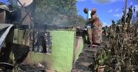 Blaze ignites while grandmother at church
