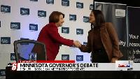 Minnesota governor candidates, Klobuchar and Demuth, highlight differences in first debate
