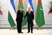 The President of Uzbekistan Receives the Foreign Minister of Turkmenistan