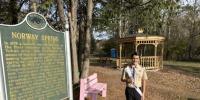Norway teen builds gazebo for Eagle Scout project