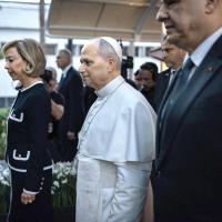 Pope Leo addresses the faithful a day after leaving the hospital