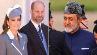 Prince William and Kate step into major role to welcome Sultan of Oman to the UK