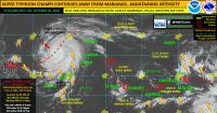 Champi moves on, but forecasters eye possible disturbances east of Marianas