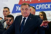 Bosnian Serb authorities boost neighboring Serbia's populist leader ahead of a key election