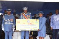 Fire Service presents E70,000 tetfulo to King