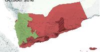 Yemen: Maps show 10 years of changing control