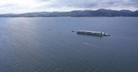 First section of Narrow Water Bridge arrives in Carlingford Lough from Belgium