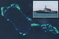 China dispatches navy to watch US warship that ‘illegally’ entered waters near disputed shoal