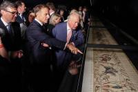 UK revisits its bloody history in medieval tapestry and battle reenactments