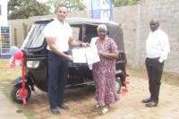 SBC Tanzania donates Sh11m bajaj to support children with disabilities