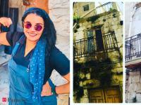 In 2019, a Californian woman bought 3 abandoned houses for $3.30 in Italy. Now, she is turning them into a home, art gallery and wellness centre