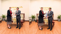Vientiane Leadership Bids Farewell to Outgoing Australian Ambassador