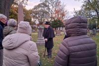 Historical society script comes to life at Fonthill Cemetery walking tour