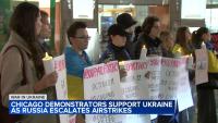 Chicago protesters urge support for Ukraine amid Russian escalation