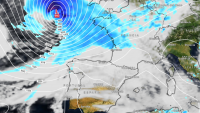 Spain braces for 100km/h gusts and 10-metre waves as the polar jet stream arrives Wednesday