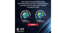 Arab Jordan Investment Bank (AJIB) Wins Global Awards in Jordan for 2026