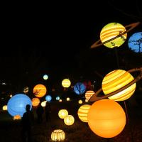 Asian Lantern Festival Returns to Central Florida Zoo With New Solar System Display