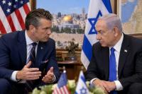 Hegseth Holds Secretive Talks With Netanyahu at Israeli Air Base Days Before Critical Election