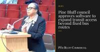 Pine Bluff council approves software to expand transit access beyond fixed bus routes