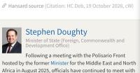 UK reaffirms continued contacts with Polisario Front, support for UN-Led process on Western Sahara