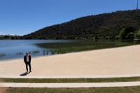 World-class rowing – and a lakeside festival – gliding to Canberra’s newest beach