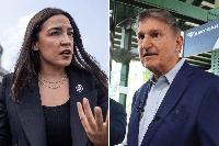 Collins and Jackson Bring Longtime Rivals Manchin, AOC Into Maine Fight