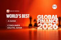 Bank of Georgia named World’s Best AI bank and World’s Best Consumer Digital Bank by Global Finance