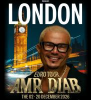 Amr Diab prepares for a concert in London