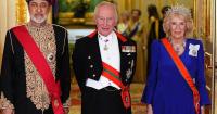 King praises William at banquet for Sultan of Oman