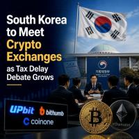 South Korea To Meet Crypto Exchanges As Tax Delay Debate Grows