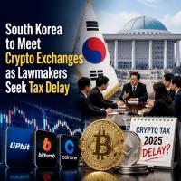 South Korea To Meet Crypto Exchanges As Lawmakers Seek Tax Delay