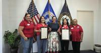 King-Hinds honors Guam-CNMI ESGR volunteers in Congressional Record