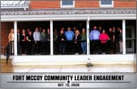 Fort McCoy hosts Community Leader Engagement event; included installation tour, hands-on training experience