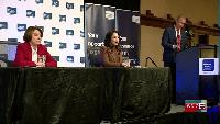 Minnesota governor candidates, Klobuchar and Demuth meet in first debate