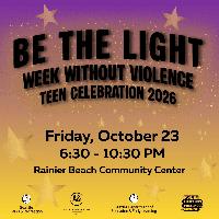 Be the Light: Join Seattle Parks and Recreation for Week Without Violence 